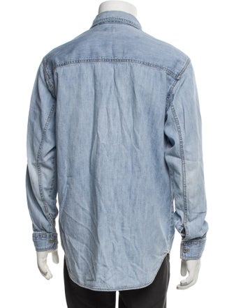 Levi's Red Long Sleeve Denim Shirt