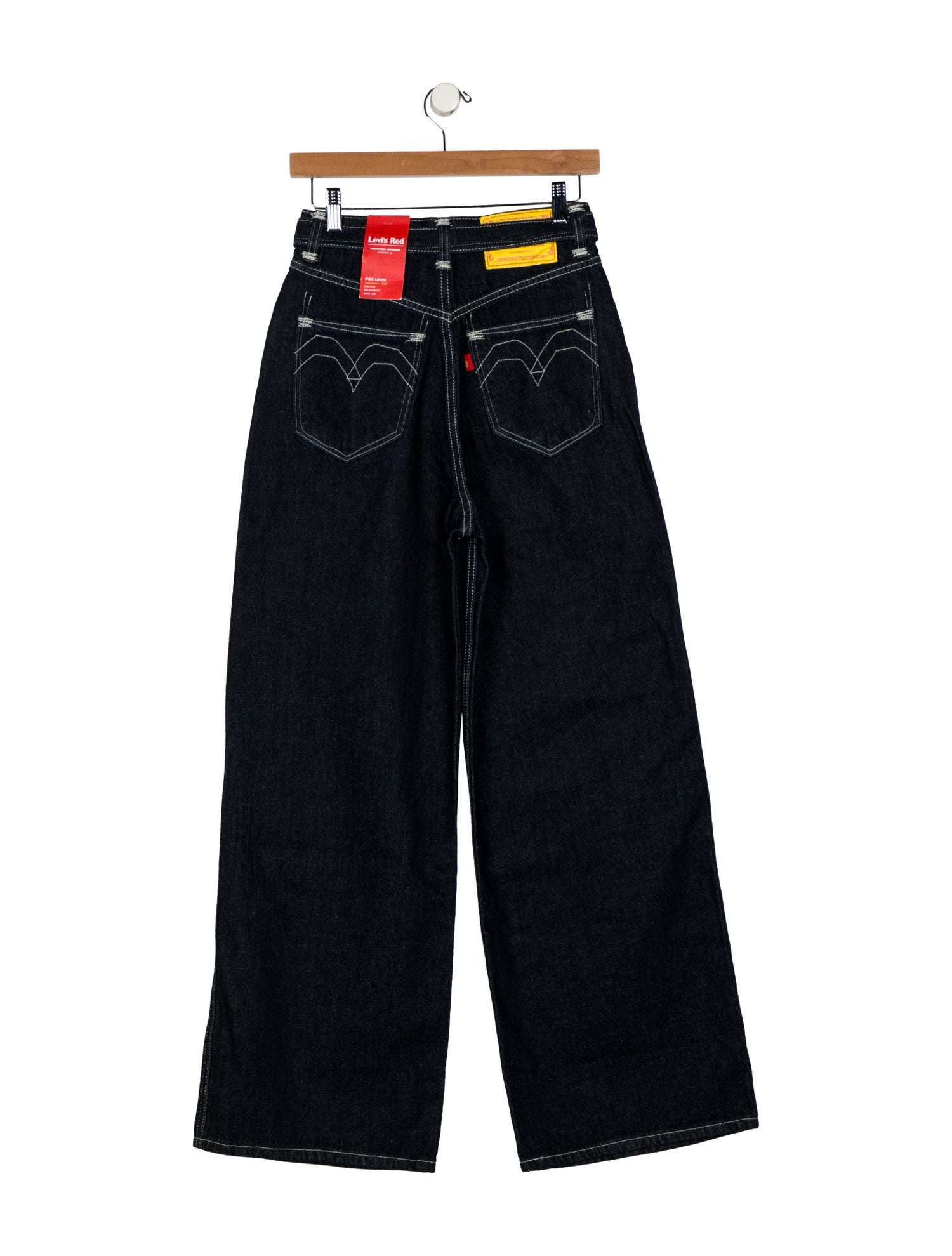 Levi's Red High-Rise Wide Leg Jeans w/ Tags