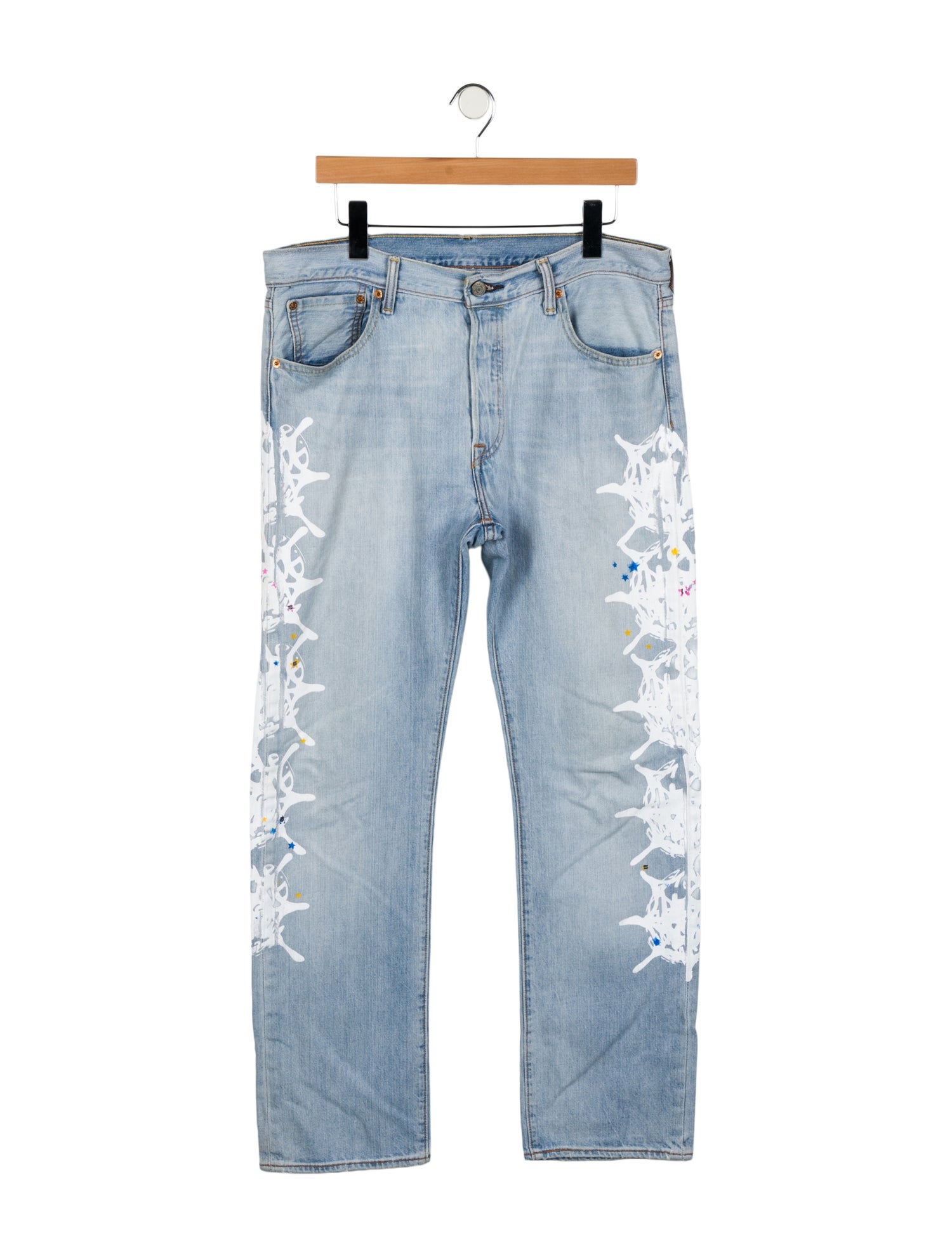 Levi's x Sp5der Worldwide Straight-Leg Jeans