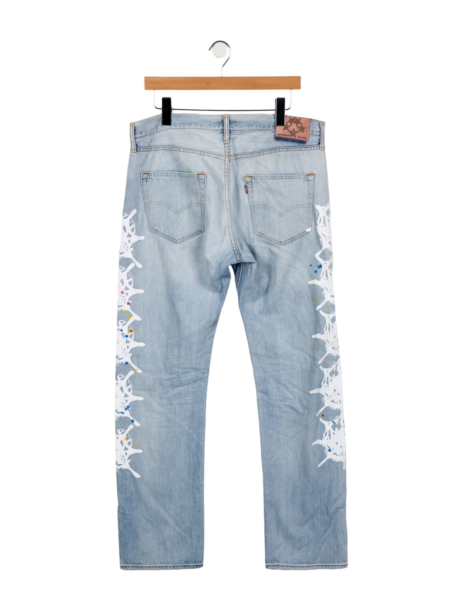Levi's x Sp5der Worldwide Straight-Leg Jeans