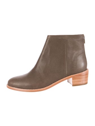 Loeffler Randall Textured Leather Ankle Boots