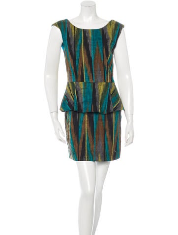 Loeffler Randall Silk Mini Dress