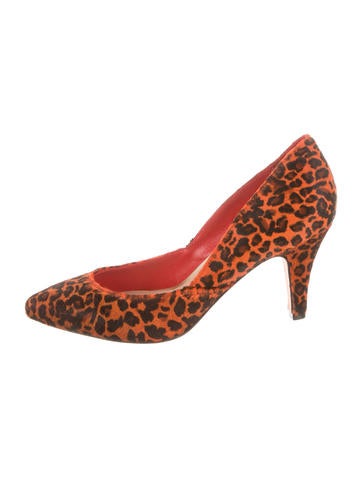 Loeffler Randall Ponyhair Leopard Pumps