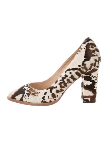 Loeffler Randall Ponyhair Pointed-Toe Pumps