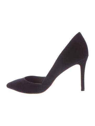 Loeffler Randall Suede Pointed-Toe Pumps