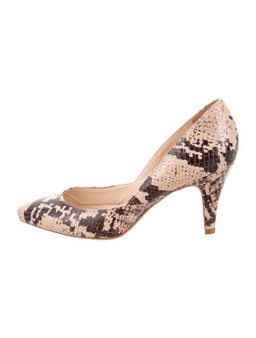 Loeffler Randall Embossed Semi Pointed-Toe Pumps