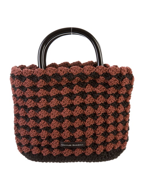 Loeffler Randall Crochet Handle Bag mauve