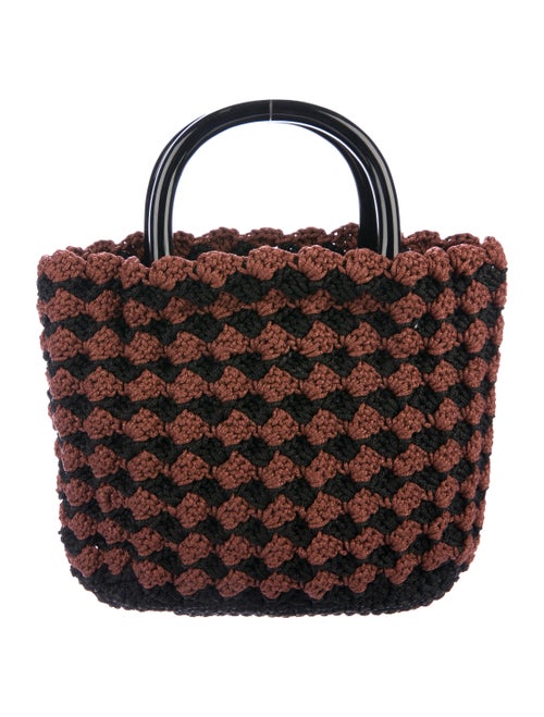 Loeffler Randall Crochet Handle Bag mauve