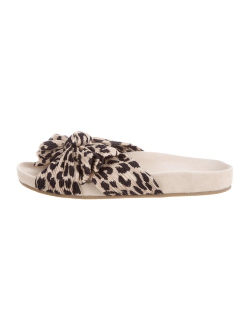 Loeffler Randall Animal Print Slides
