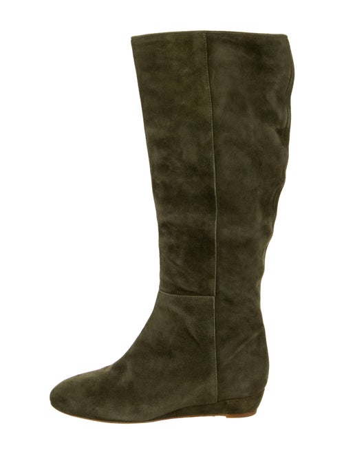 Loeffler Randall Suede Boots Green