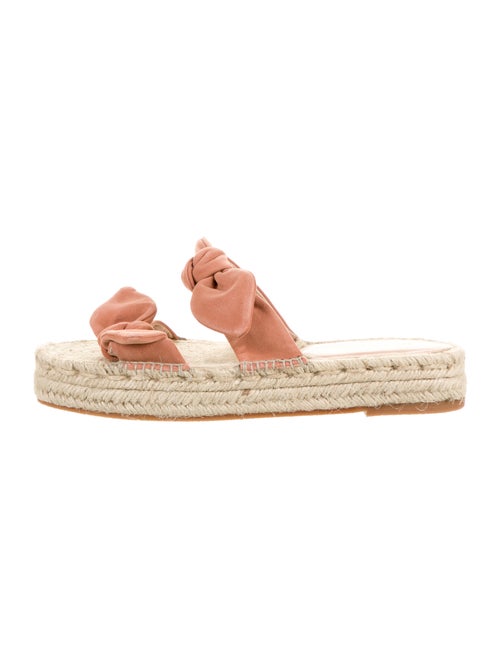Loeffler Randall Daisy Suede Espadrilles Pink
