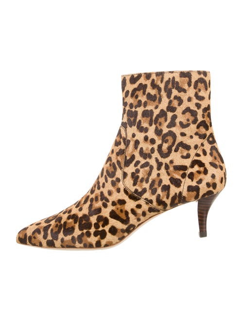 Loeffler Randall Kassidy Calf Hair Boots Brown