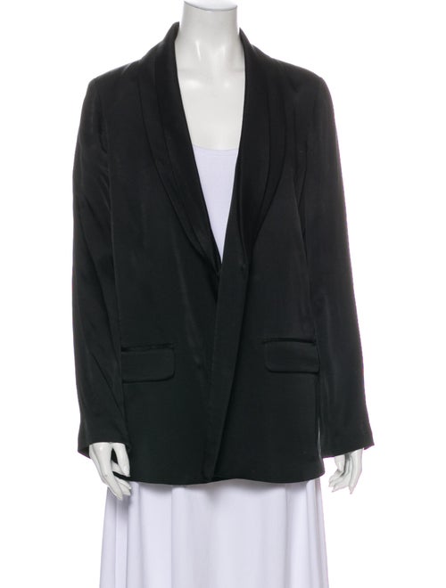 Loeffler Randall Silk Blazer Black
