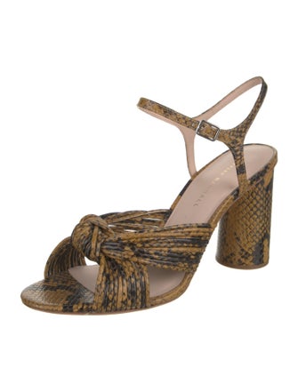 Loeffler Randall Animal Print Sandals