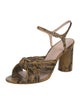 Loeffler Randall Animal Print Sandals
