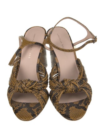 Loeffler Randall Animal Print Sandals