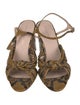 Loeffler Randall Animal Print Sandals