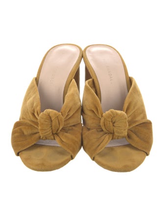 Loeffler Randall Velvet Slides