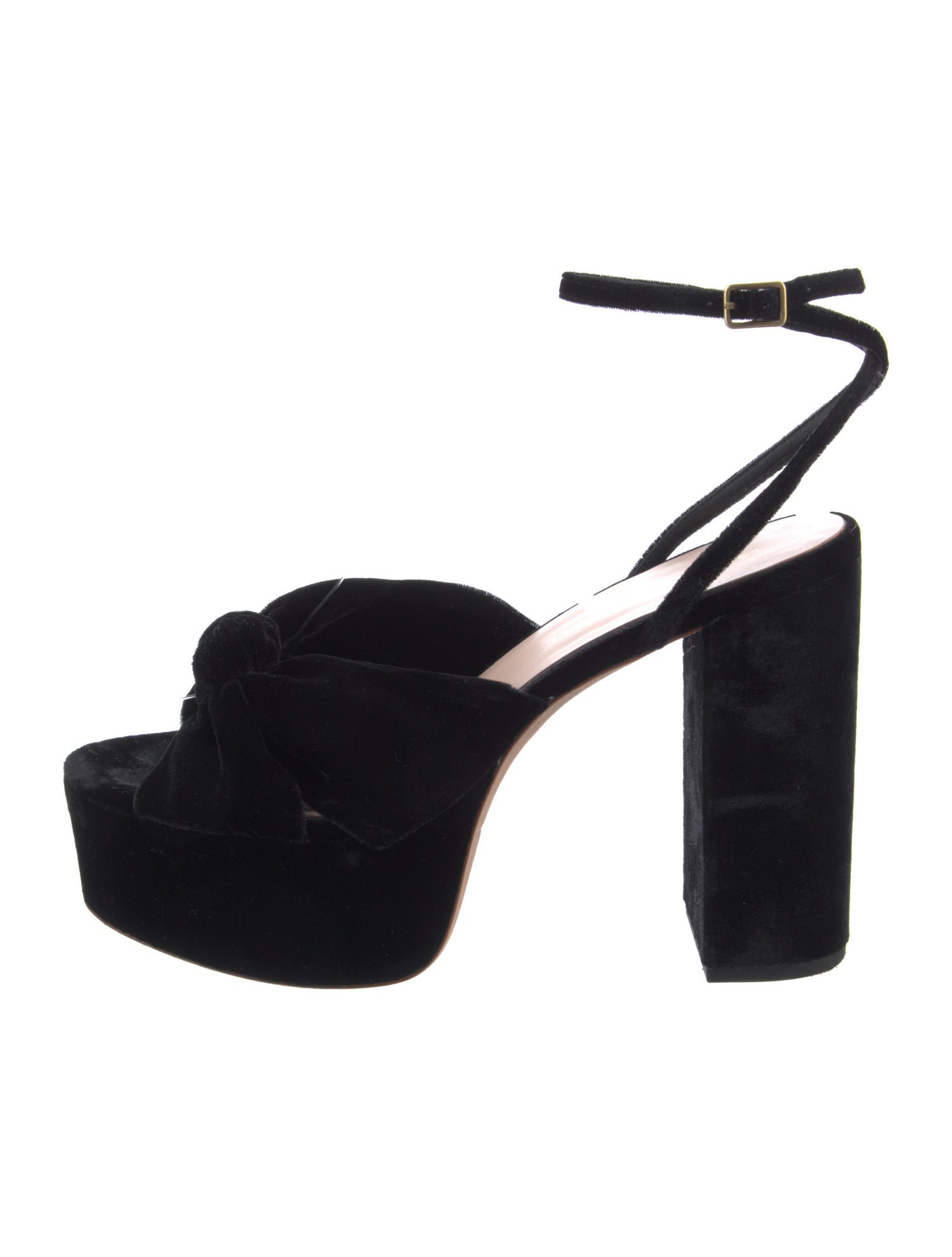 Loeffler Randall Velvet Floral Print Sandals