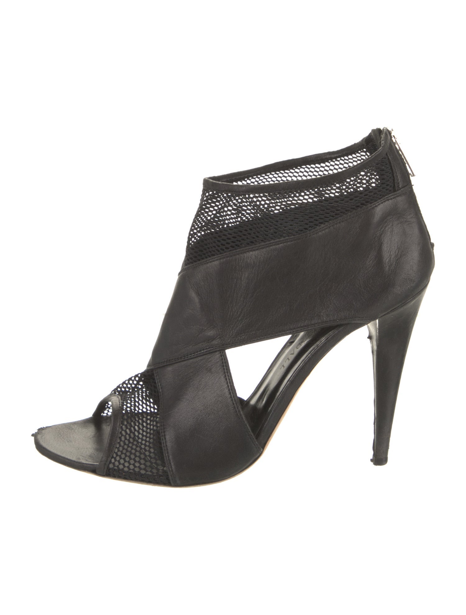 Loeffler Randall Leather Animal Print Boots