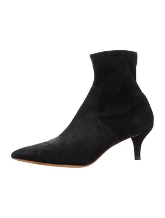 Loeffler Randall Suede Sock Boots
