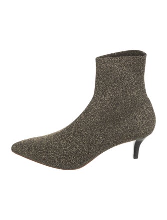 Loeffler Randall Glitter Printed Sock Boots