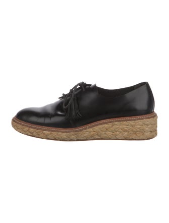 Loeffler Randall Leather Tassel Accents Oxfords