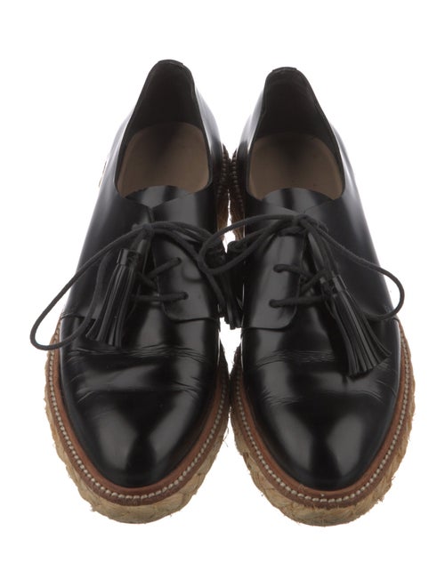 Loeffler Randall Leather Tassel Accents Oxfords