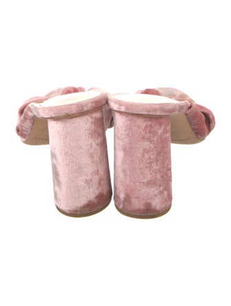 Loeffler Randall Velvet Slides