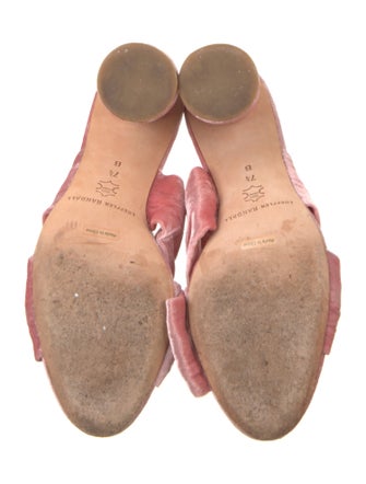 Loeffler Randall Velvet Slides