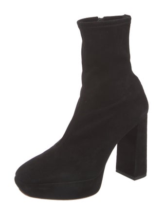 Loeffler Randall Suede Sock Boots