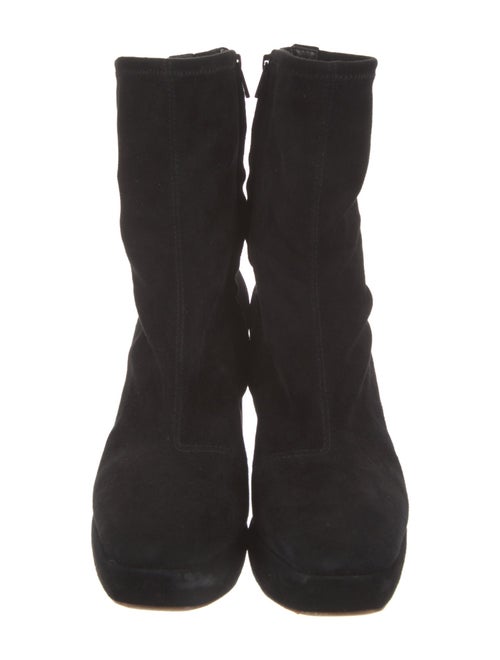 Loeffler Randall Suede Sock Boots