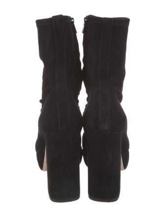 Loeffler Randall Suede Sock Boots