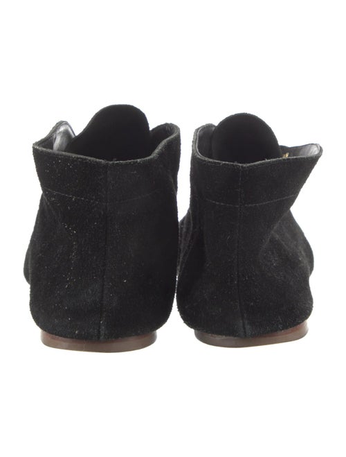 Loeffler Randall Suede Studded Accents Lace-Up Boots