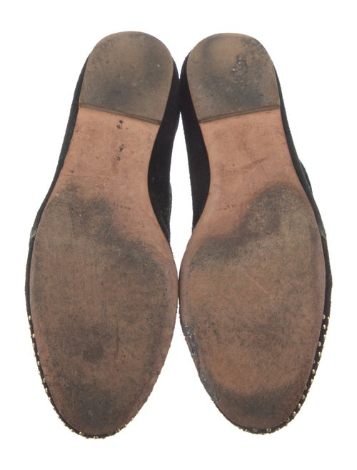 Loeffler Randall Suede Studded Accents Lace-Up Boots