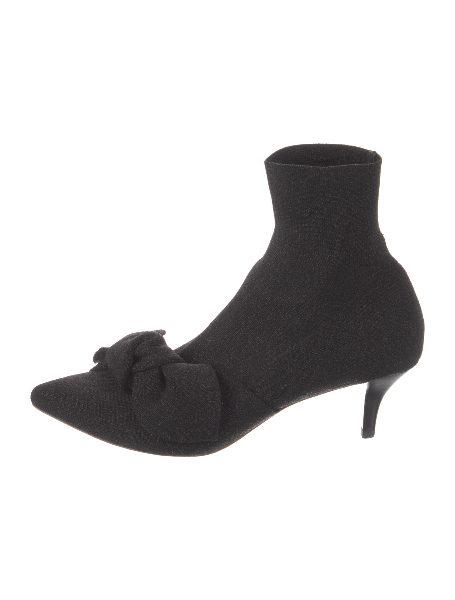 Loeffler Randall Glitter Accents Sock Boots