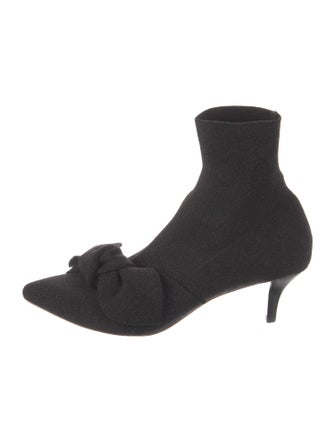 Loeffler Randall Glitter Accents Sock Boots