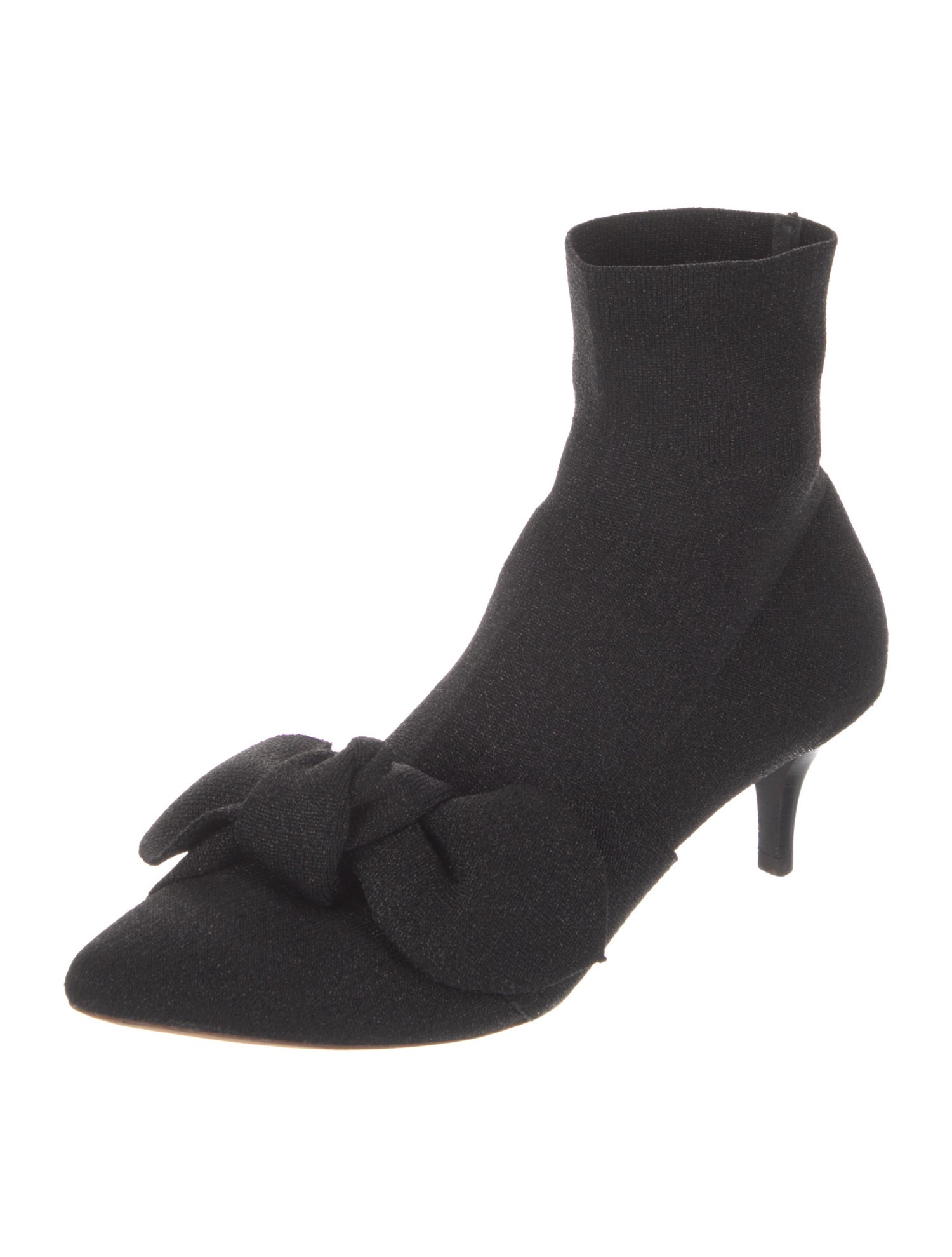 Loeffler Randall Glitter Accents Sock Boots