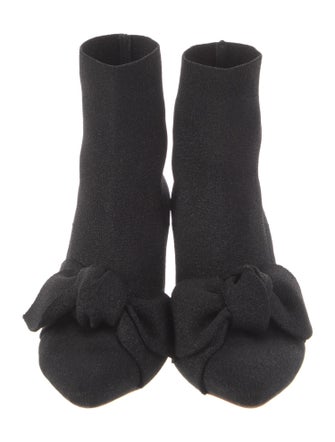 Loeffler Randall Glitter Accents Sock Boots