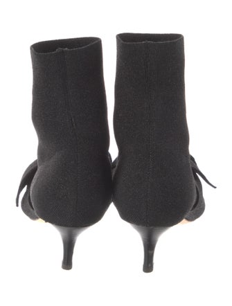 Loeffler Randall Glitter Accents Sock Boots