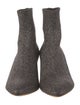 Loeffler Randall Glitter Accents Sock Boots
