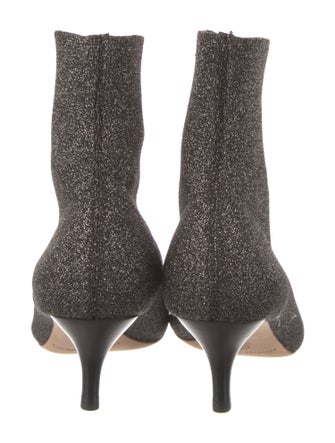 Loeffler Randall Glitter Accents Sock Boots