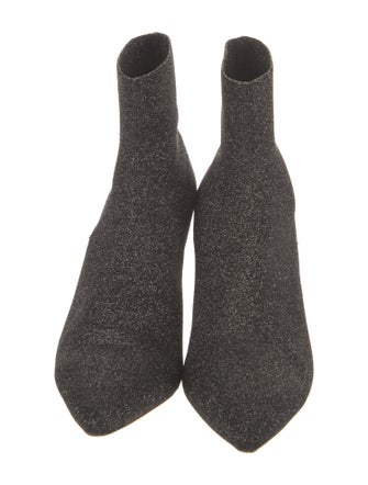 Loeffler Randall Glitter Accents Sock Boots