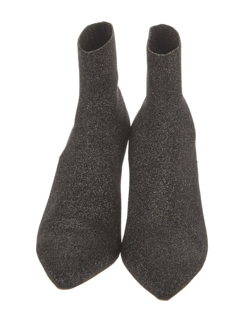 Loeffler Randall Glitter Accents Sock Boots