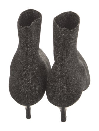 Loeffler Randall Glitter Accents Sock Boots