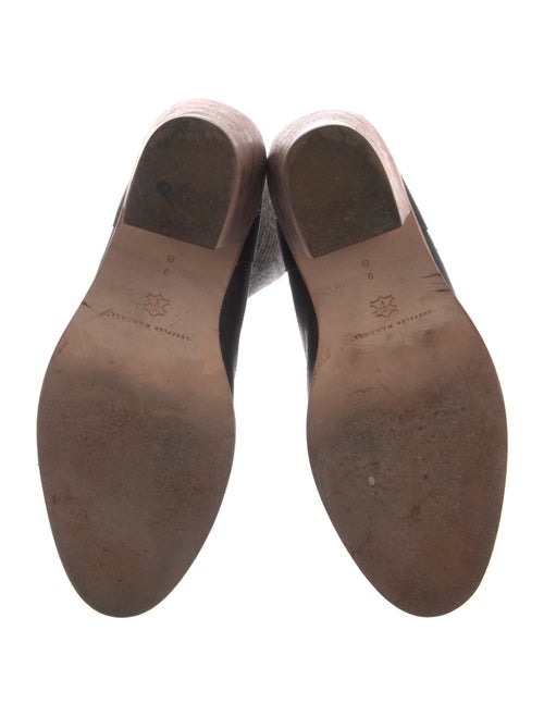 Loeffler Randall Leather Striped Riding Boots