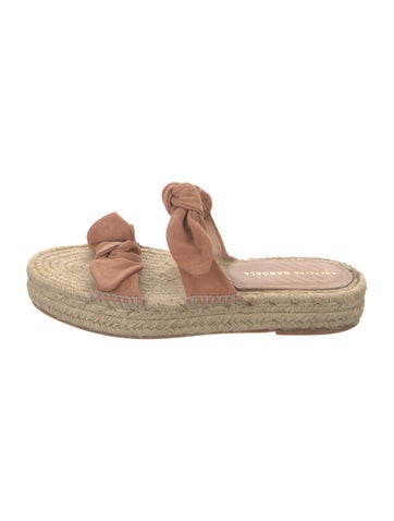 Loeffler Randall Sandals Suede Espadrilles 6