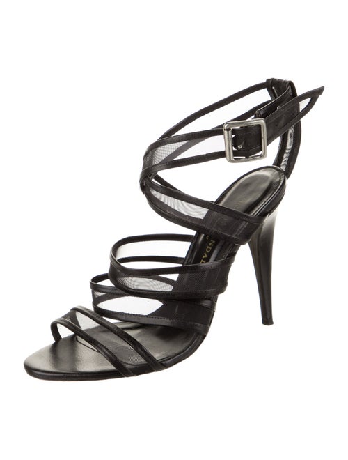 Loeffler Randall Mesh Accents Sandals