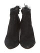 Loeffler Randall Suede Fringe Trim Accent Boots