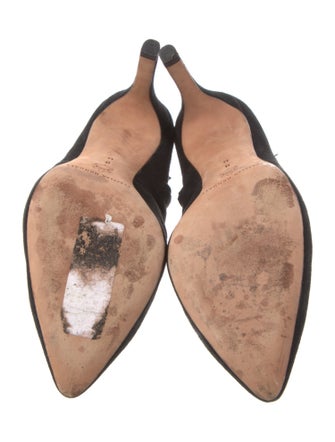 Loeffler Randall Suede Fringe Trim Accent Boots